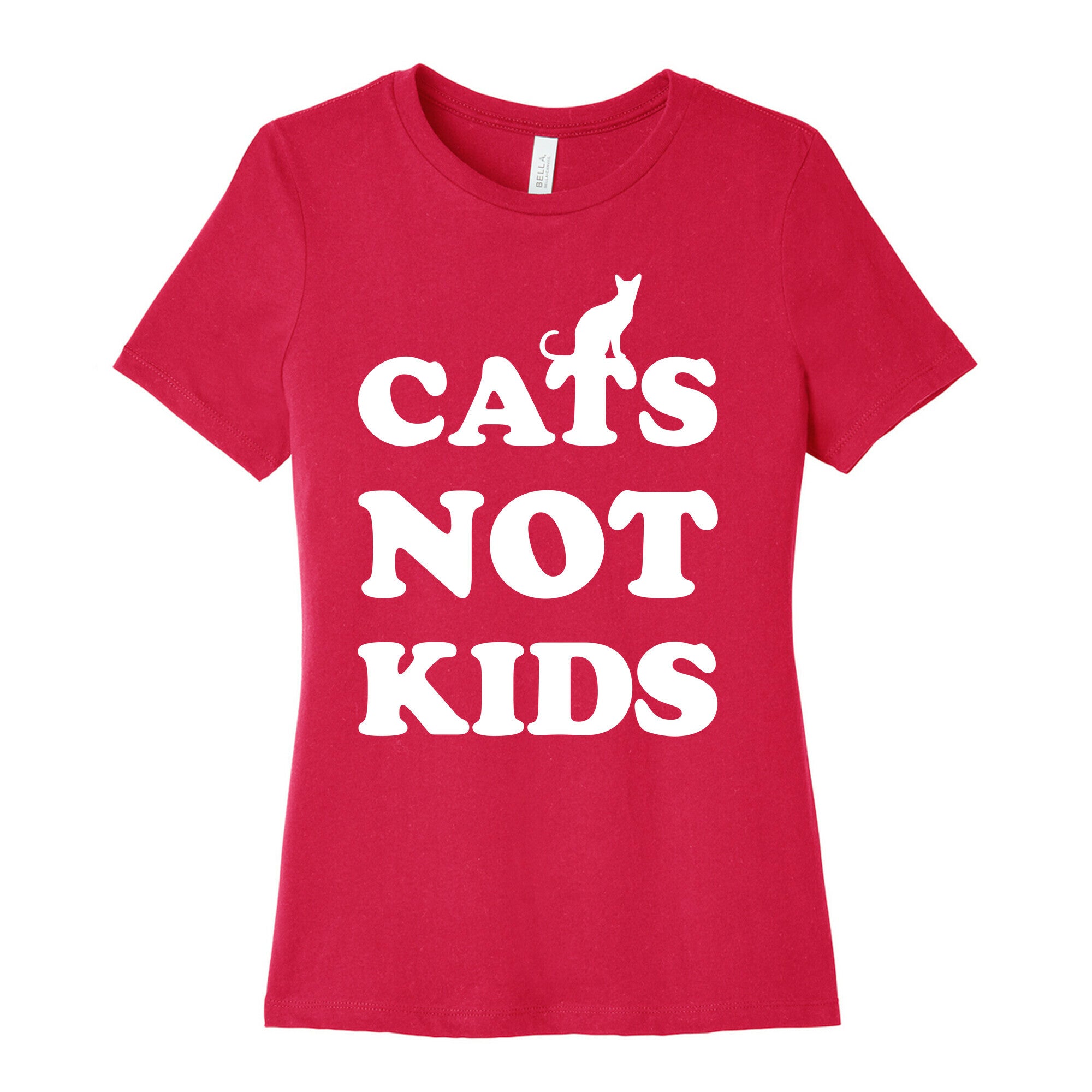 Cats Not Kids Women's Cotton Tee